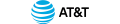 AT&T logo with a blue globe symbol.